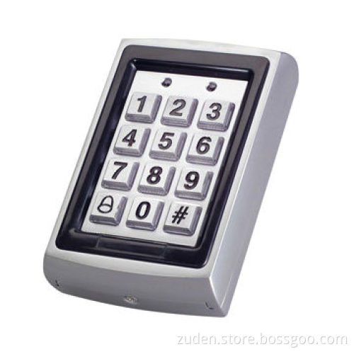 Access Control System with Metal Shell, Blue Backlight and ID Card Reader, Supports 500 Users